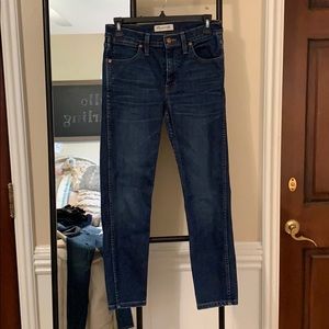 Madewell High Riser Skinny Skinny Crop